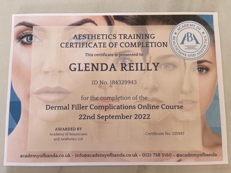 Dermal Filler Certification